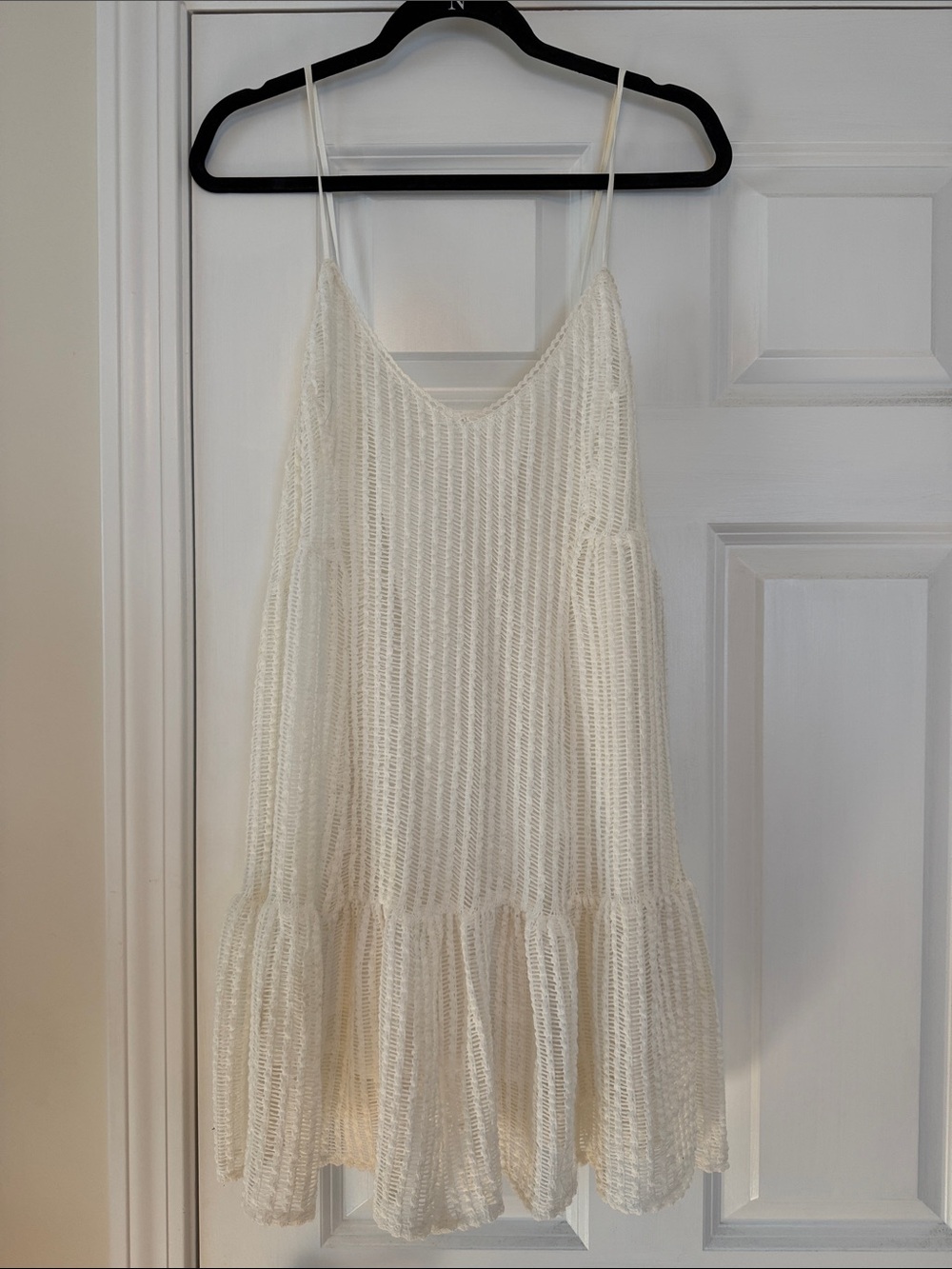 Ivory Crochet Slip Dress